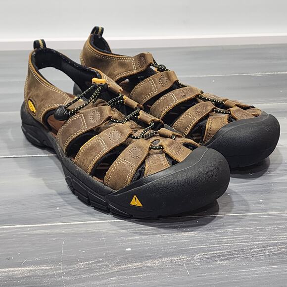 KEEN Men's Newport Sandals Closed Toe Durable Leather Water Sandals Size 13 - Picture 2 of 10